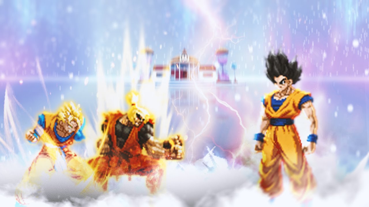 Dragon Ken & Future Gohan vs Son Goku Vyn Style. Tag Team 2 vs 2 Street Fighter vs Dragon Ball MUGEN