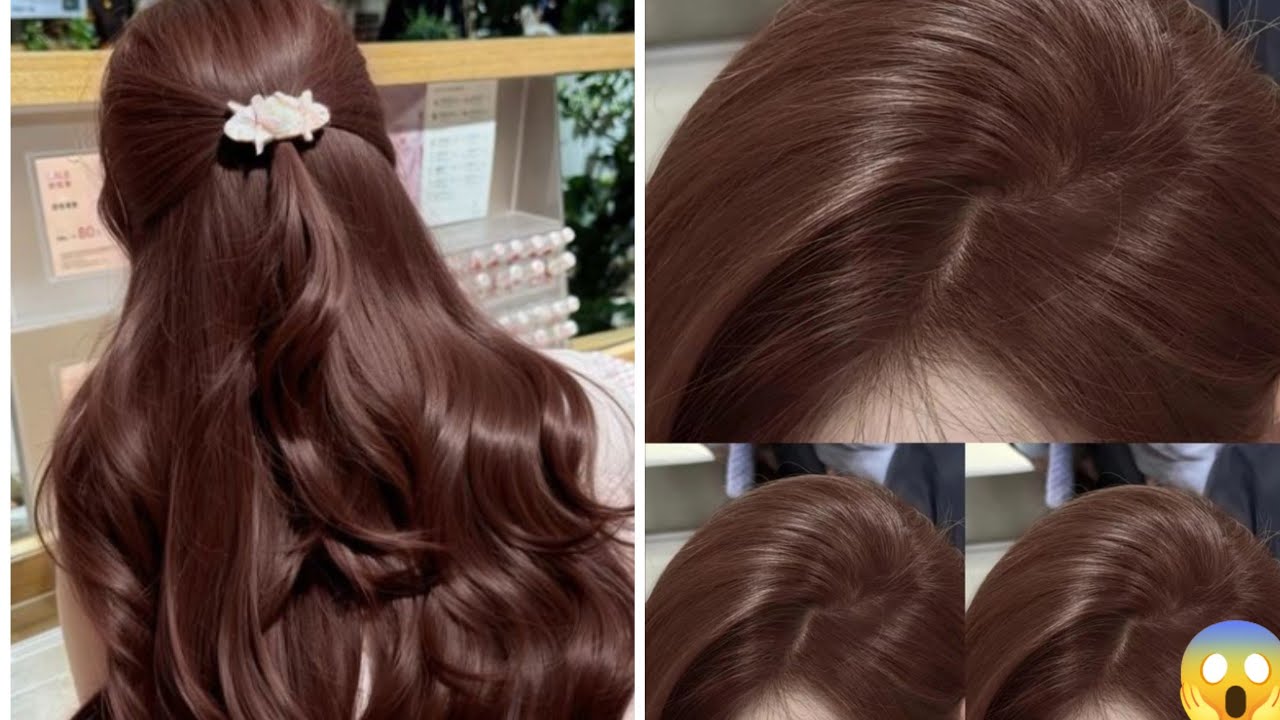 🤎Dark brown hair colour ||golden brown colour at home| grey coverage hair100% result dark brown hair