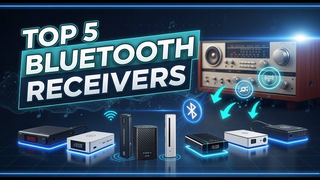 TOP 5 Best Bluetooth Audio Receivers 2026 | Add Wireless Music Streaming to Any Stereo System