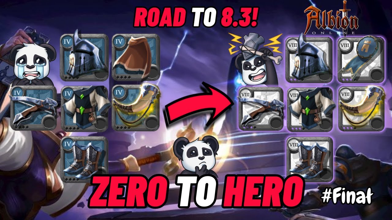 Zero to Hero na Lekkiej Kuszy FINAŁ - 4.0 do 8.3? - Albion Online