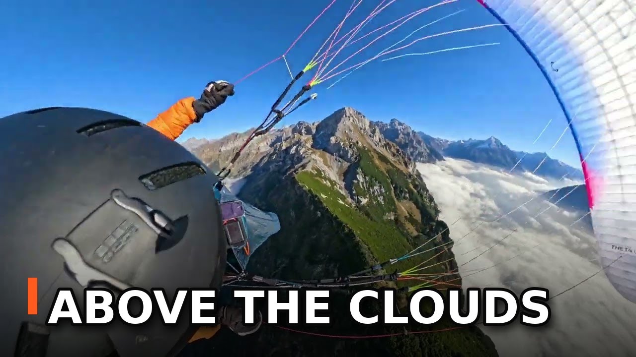 Hike & Fly from Balmeten – Flying Above the Clouds