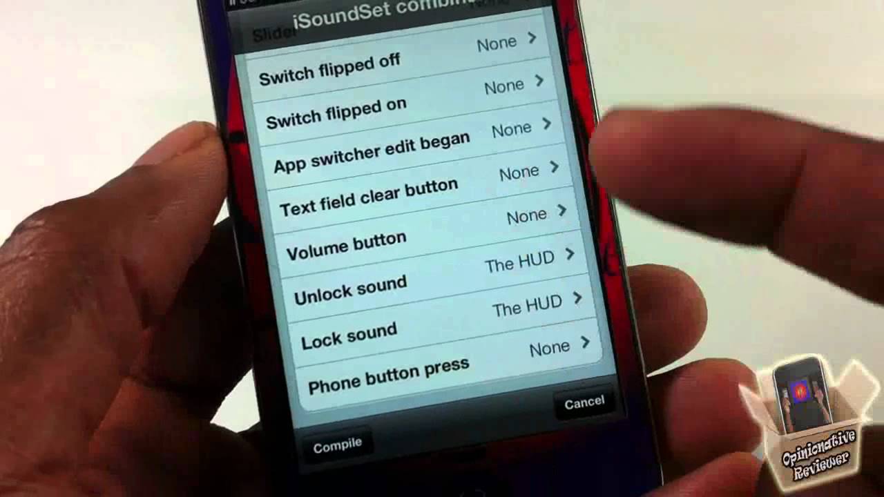 iSounds - Set Custom UI Sounds for iPhone, iPod Touch & iPad