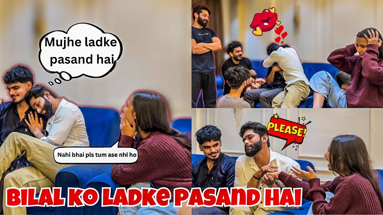 Bilal Ko Ladke Pasand Hai😰| Prank On Girl Best friend | Ladka hu Lakde se pyaar hai | AALTU FALTU |