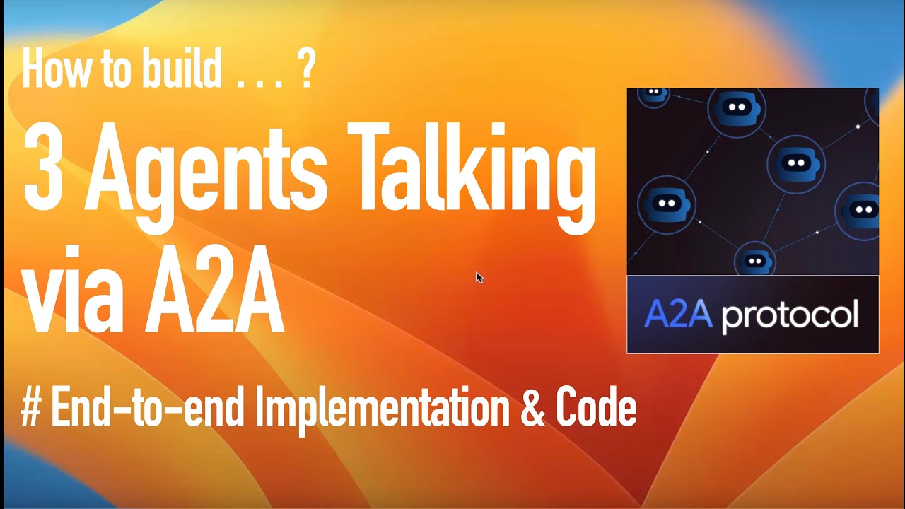 A2A Course #5 - Connect 3 Agents via A2A! Step-by-step demo + code walkthrough