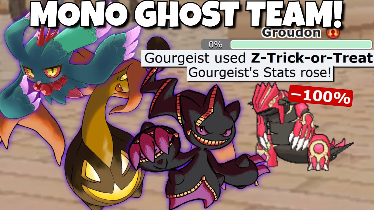 MONO GHOST TEAM DESTROYS POKEMON SCARLET AND VIOLET!