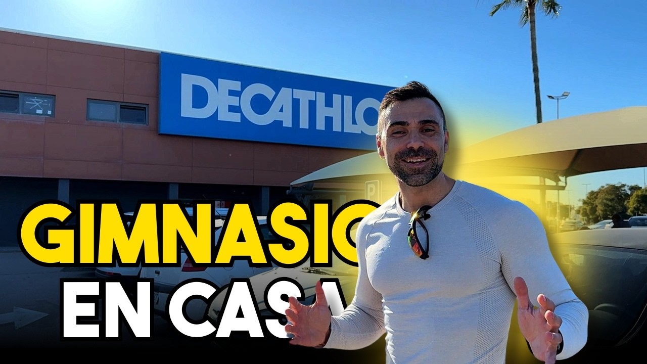Monta tu GIMNASIO en CASA Así (menos de 100 € ) * en Decathlon