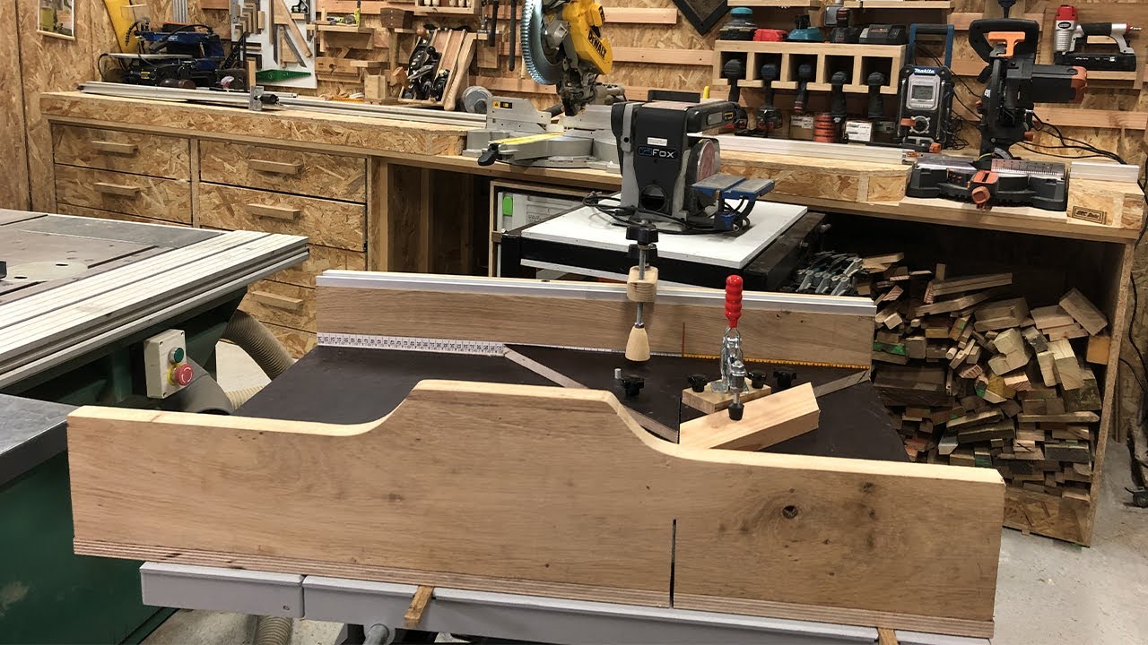 Je me fabrique un chariot de coupe pour ma scie sous table TS 254 M/ How to make a Cross-cut sled