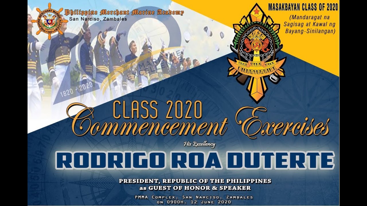 197th PMMA Commencement Exercises | MASAKBAYAN Class of 2020