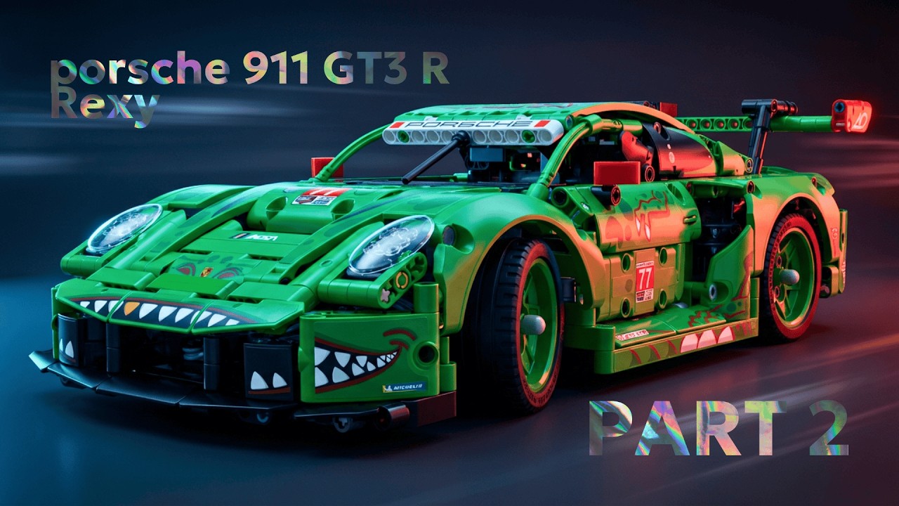 Модернизация кузова этого LEGO Porsche 911 GT3 R будет просто невероятной!