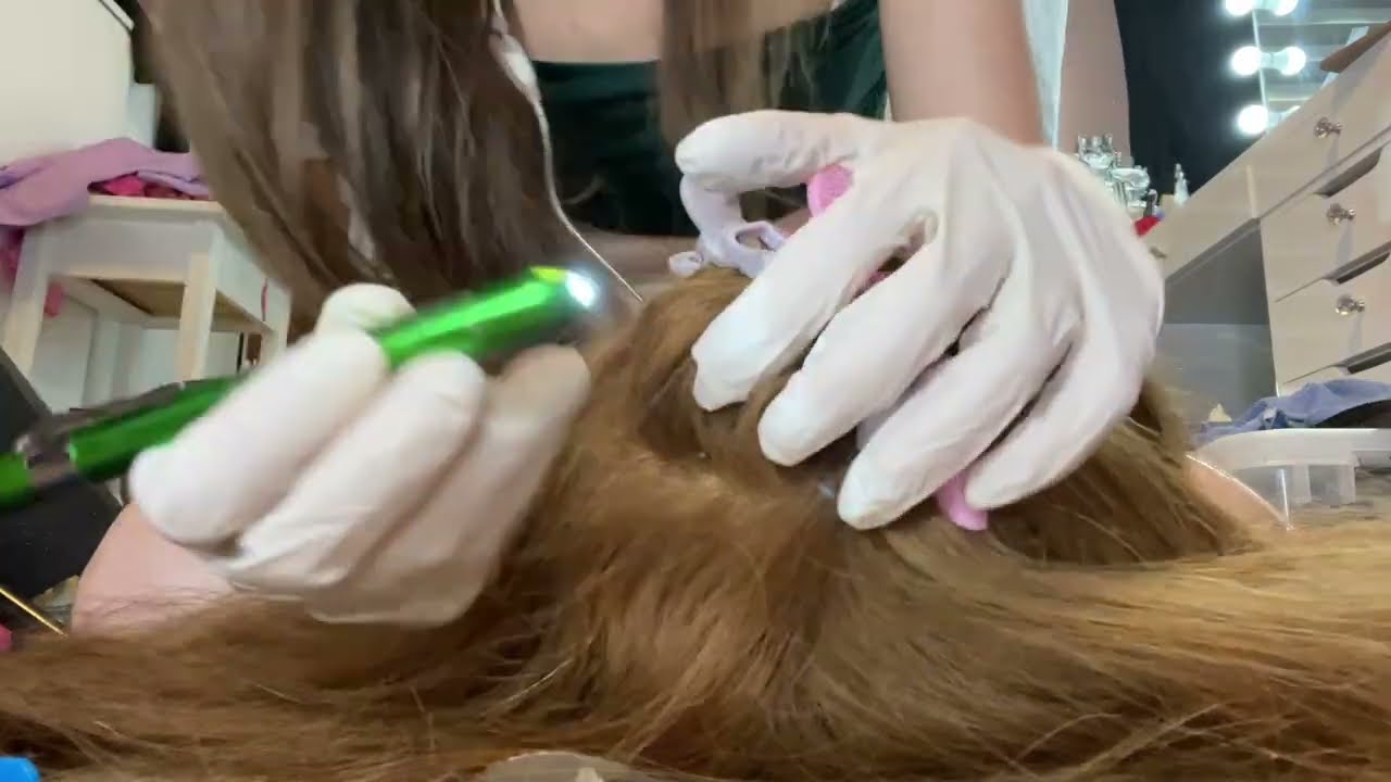 LoFi, FAST ASMR Scalp Check and Hair Play ⚡