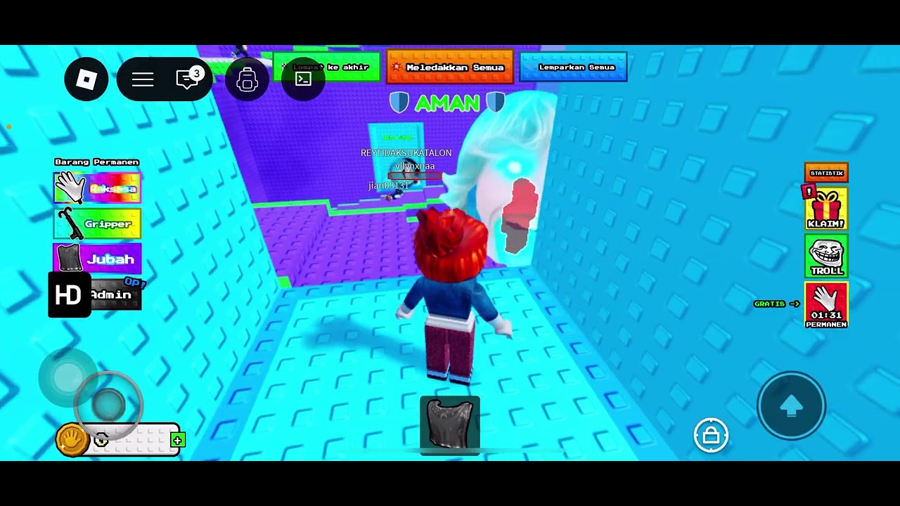 Bermain game roblox cacing alaska