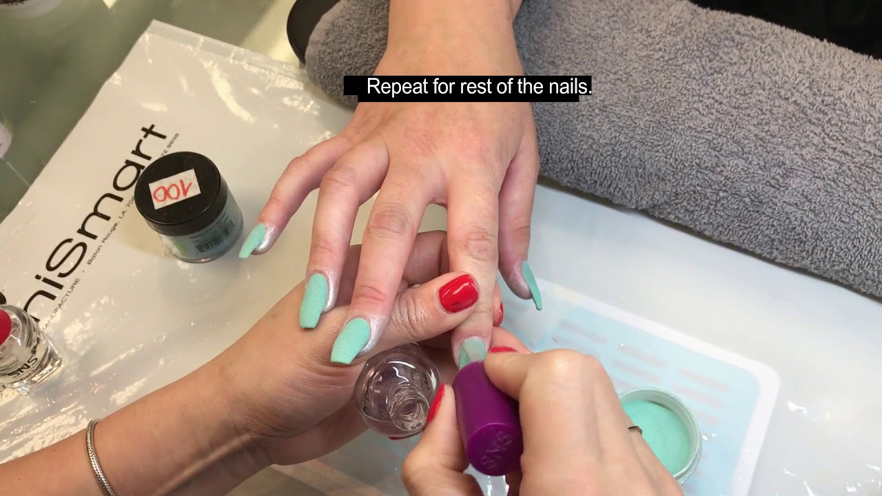SNS Ombre Nail extensions