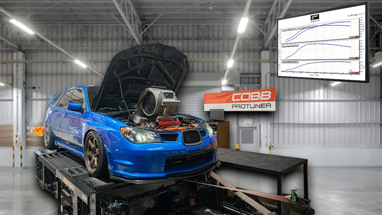 DYNO TUNING MY STI SWAPPED SUBARU WRX!