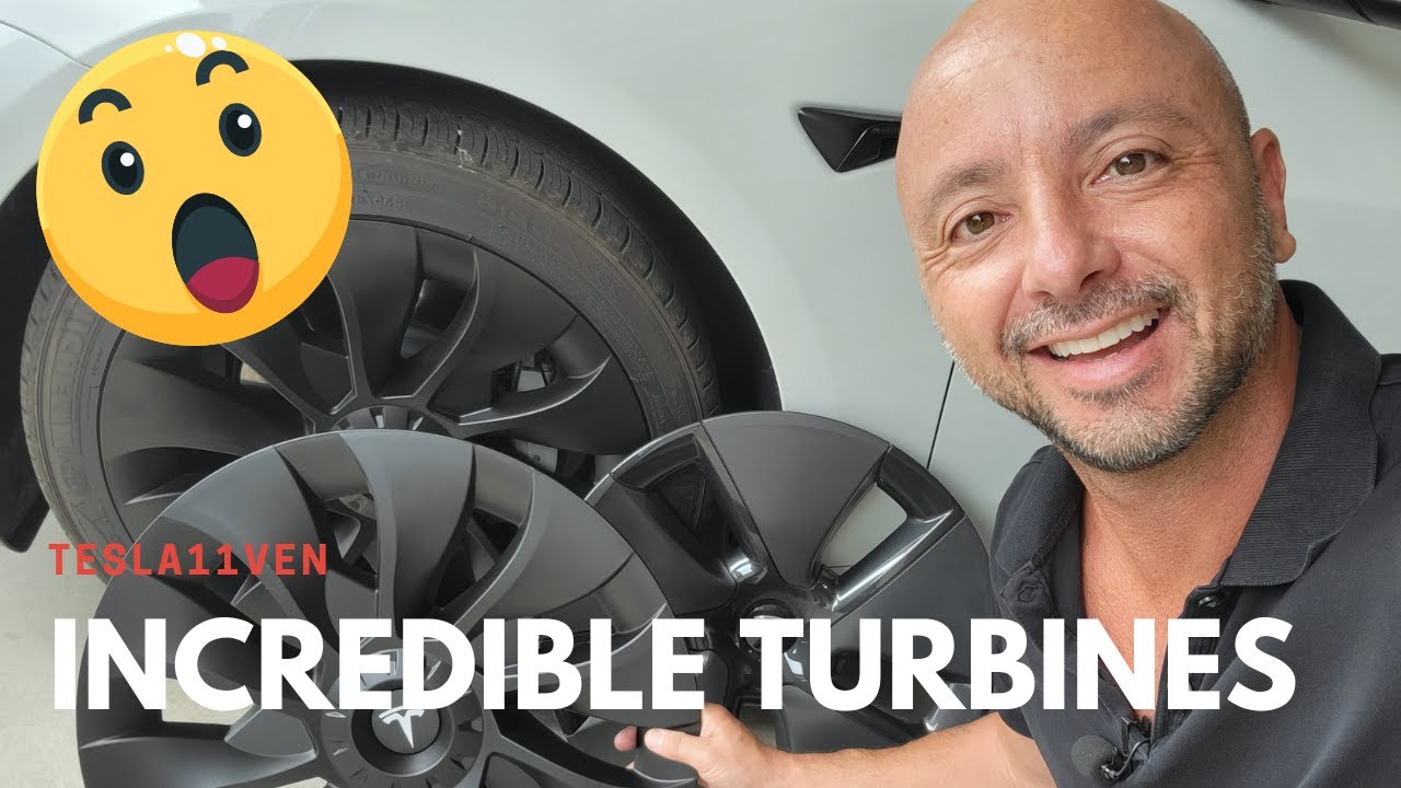 How to Install Tesla Model 3 Wheel Covers | Turbine Hubcaps from AliExpress