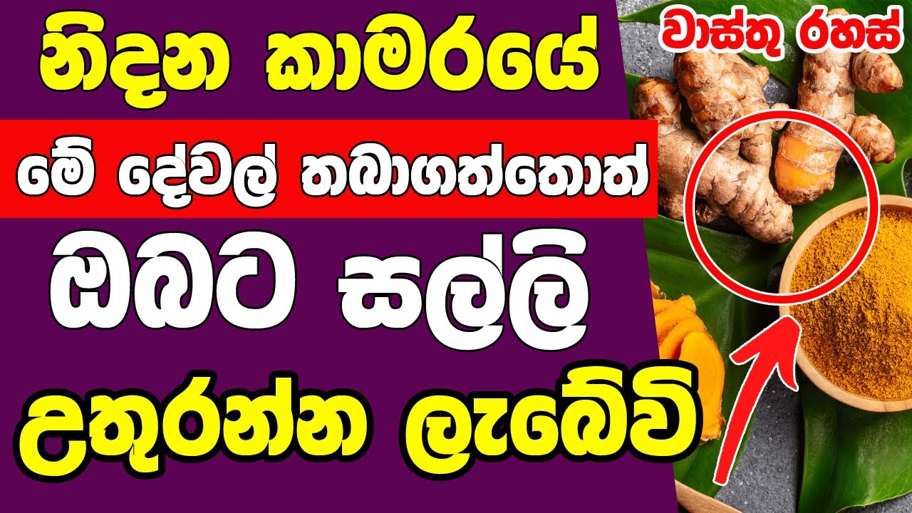 Money Attraction Vastu Tips for Home | Turmeric Vastu tips Sinhala | Wasthu Rahas Sinhala