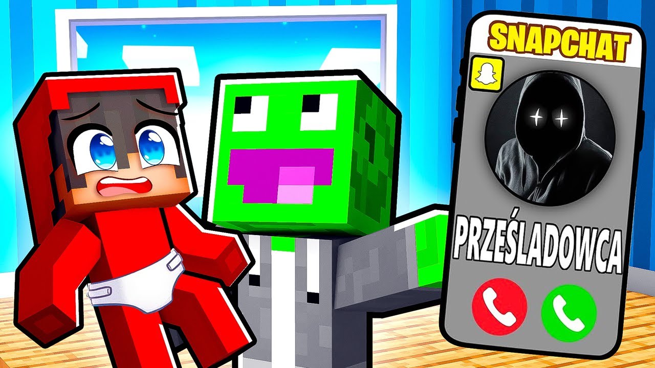 PRZEŚLADOWCA ŚLEDZI NAS na SNAPCHAT w Minecraft!