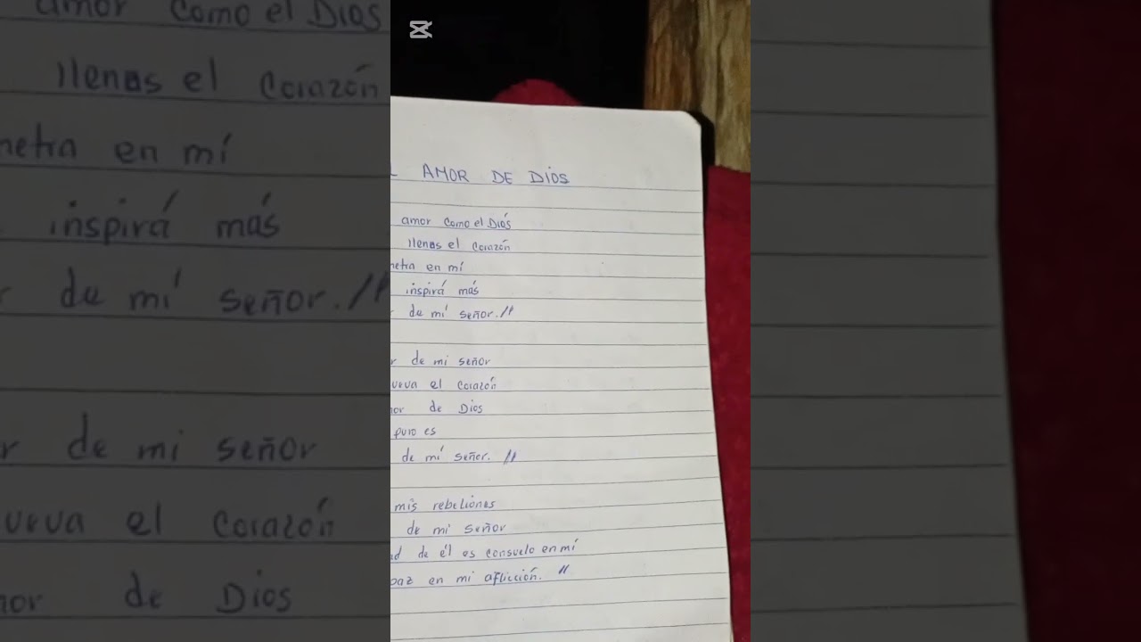 Alabanza al creador, El amor de Dios. 