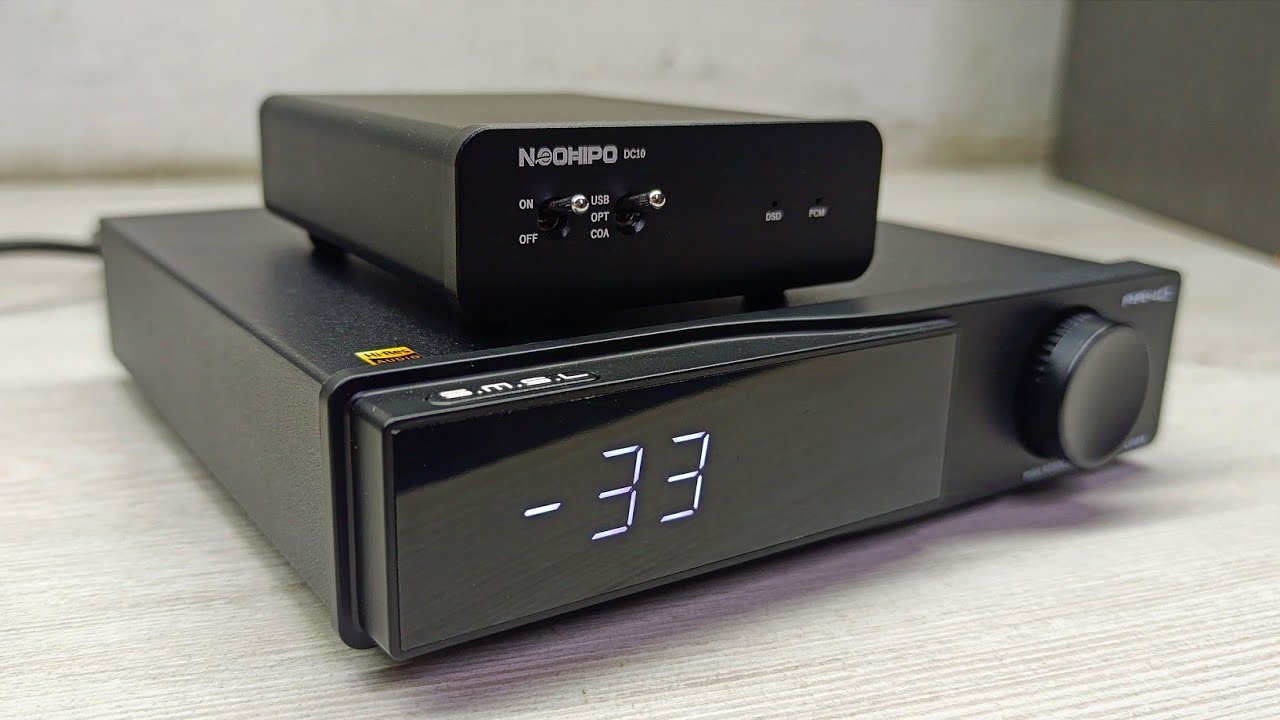 Цап Neohipo dc10+ усилитель Smsl pa40