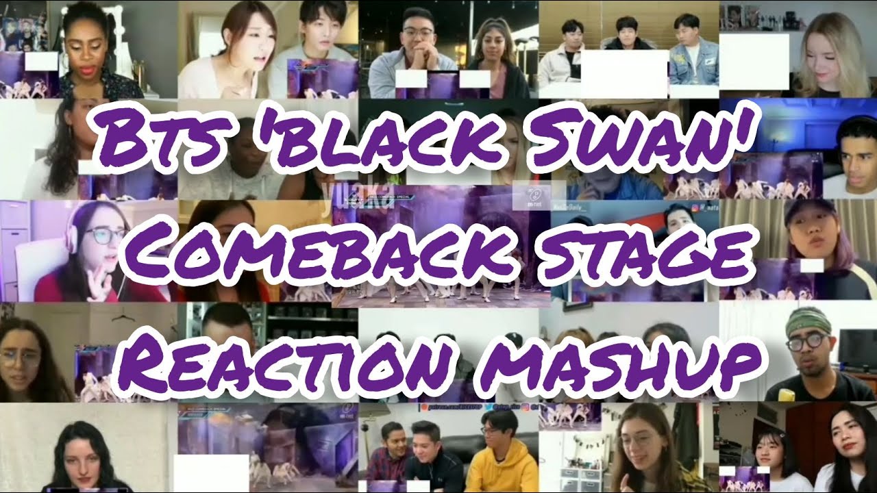 BTS 'Black Swan' Comeback Stage || Reaction Mashup
