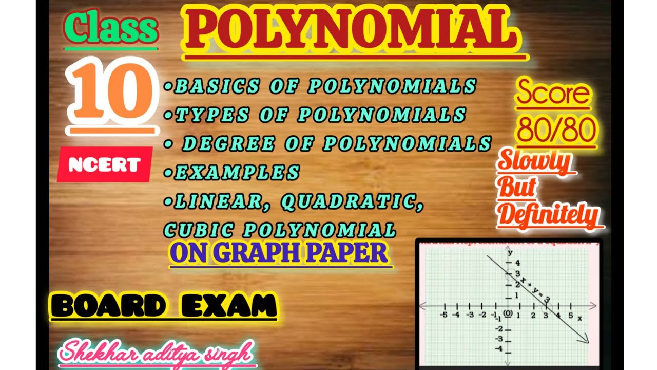 Master Polynomial: NCERT Class 10 math concept of polynomial in just one shot