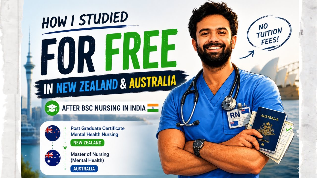 From India to FREE Nursing Education Abroad | My Real Experience | Gaurav Sejwal 🇳🇿🇦🇺