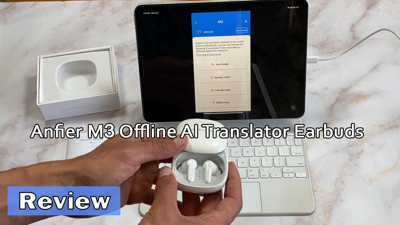 Anfier M3 Offline AI Translator Earbuds | DEMO & REVIEW