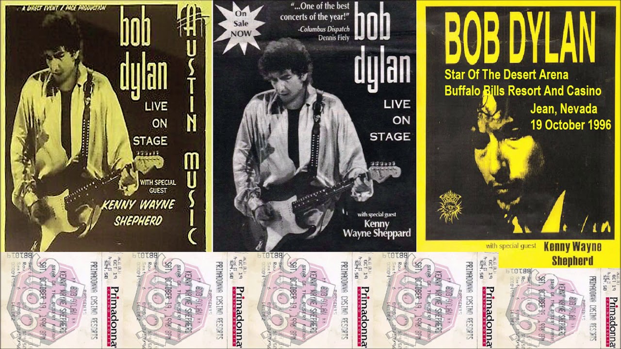 Bob Dylan In Concert - Star Of The Desert Arena, Jean NV, USA 19 October 1996