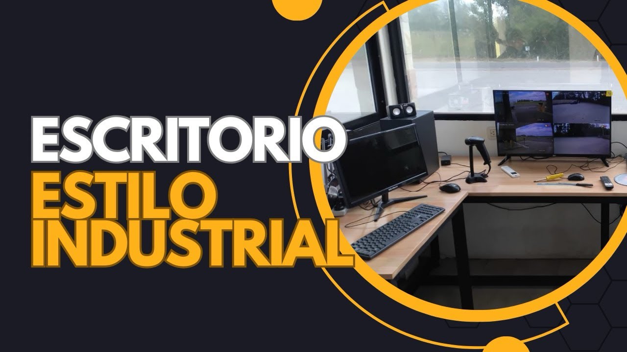 Escritorio estilo industrial- Muebles estilo Industrial #argentina #herrería #arquitetura #muebles 