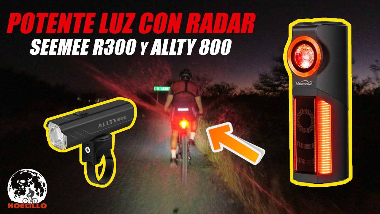 @Magicshine Lights SEEMEE R300 y ALLTY 800 Unboxing y Test de Luces Para Bicicleta Urbana o de Ruta