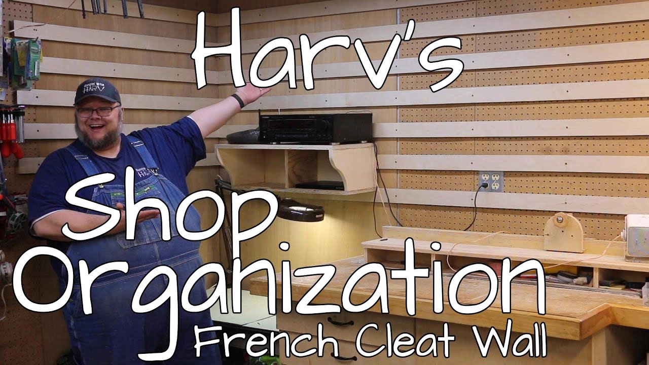 Harv's Shop Organization - French Cleat Wall