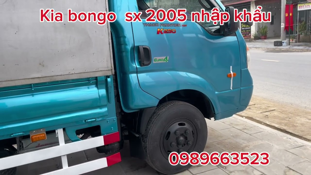 Kia nhập khẩu nguyên chiếc sx 2005 giá chỉ hơn 100tr chi tiết lh 0989663523 #xe #oto #xetai #kia #xe