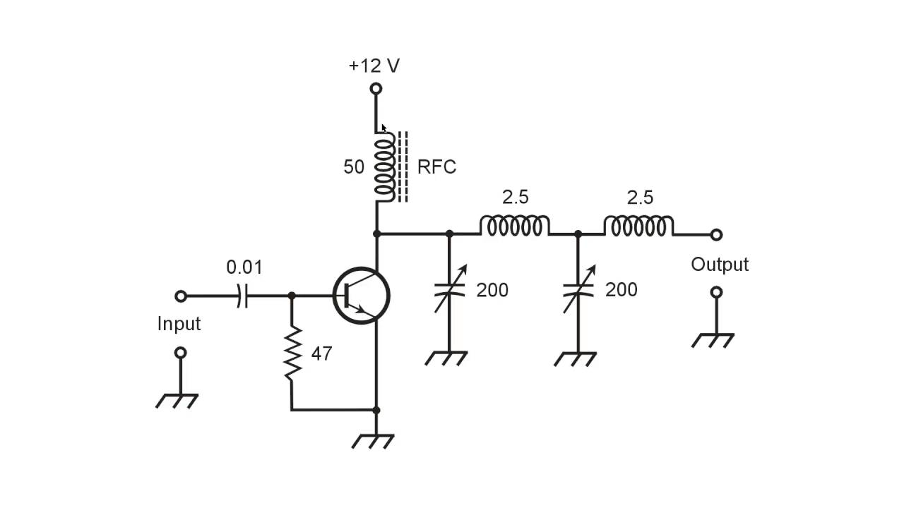 Tuned RF Power Amplifier Components