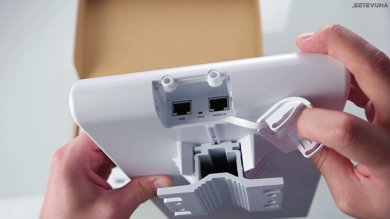 Распаковка Беспроводной точки доступа Ubiquiti UniFi AC Mesh Pro (UAP AC M PRO)