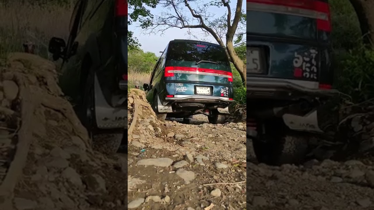三菱 デリカD5 オフロード走行（MITSUBISHI DELICA D:5） #shorts