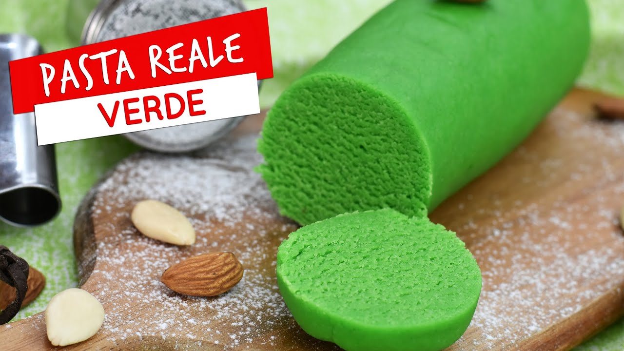 Pasta reale verde: perfetta per decorare cassate, cassatine e tanti dolci siciliani!