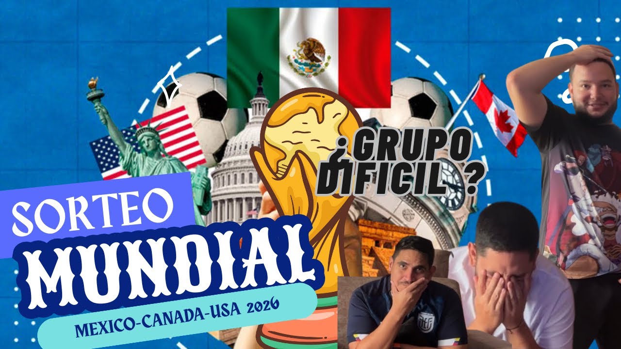 Sorteo Mundial 2026 REACCIÓN ECUATORIANA 