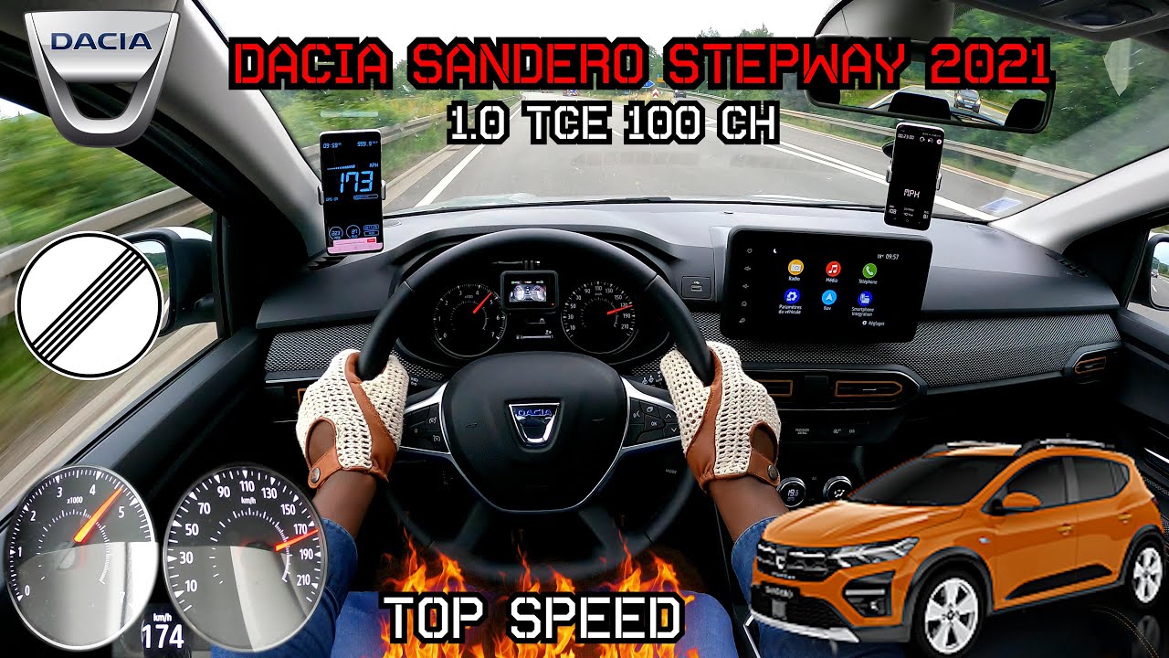 2021 Dacia SANDERO STEPWAY ECO G-100 | POV TOP SPEED & ACCELERATION