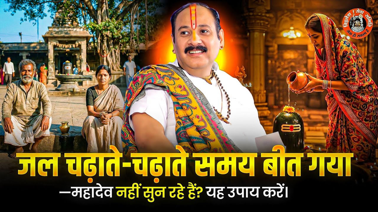जल चढ़ाते-चढ़ाते समय बीत गया—महादेव नहीं सुन रहे हैं? यह उपाय करें। @panditpradeepmishraofficial 