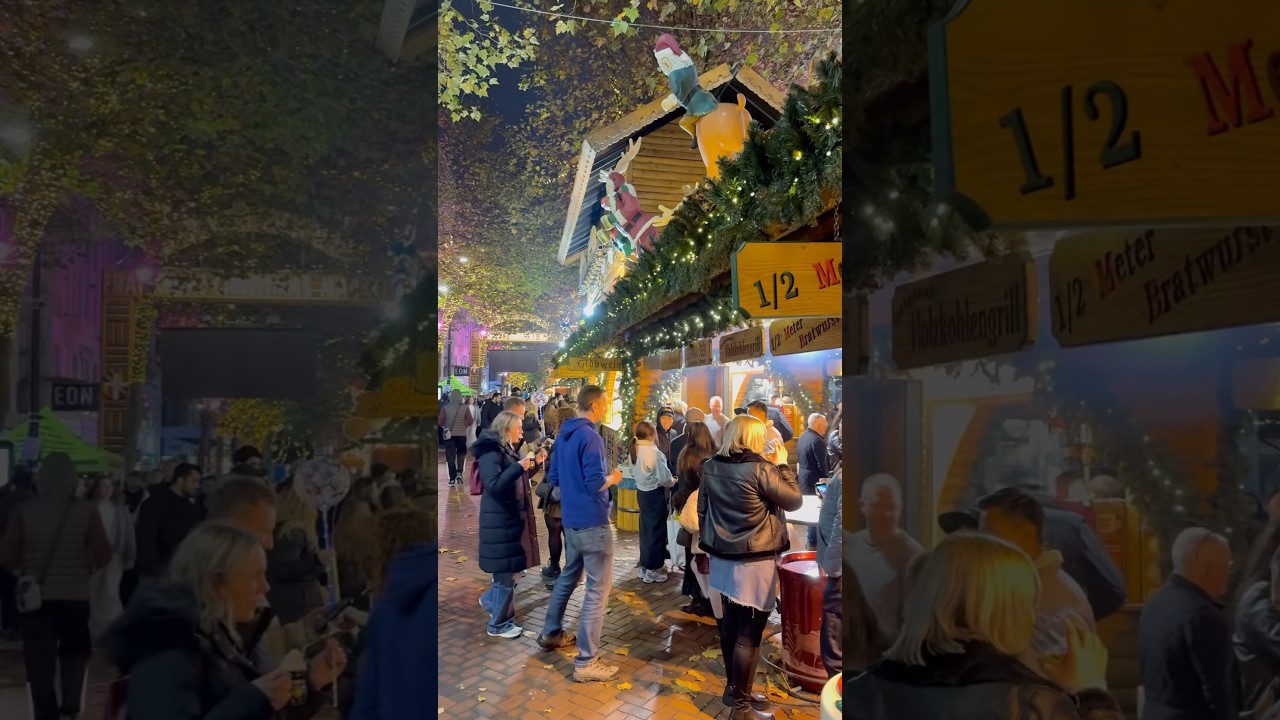 Christmas German Market, Birmingham UK