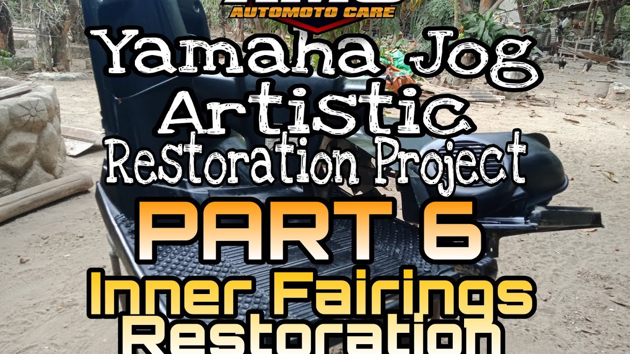 Part 6 | Yamaha Jog Artistic Partial Restoration | Inner Fairings Restoration