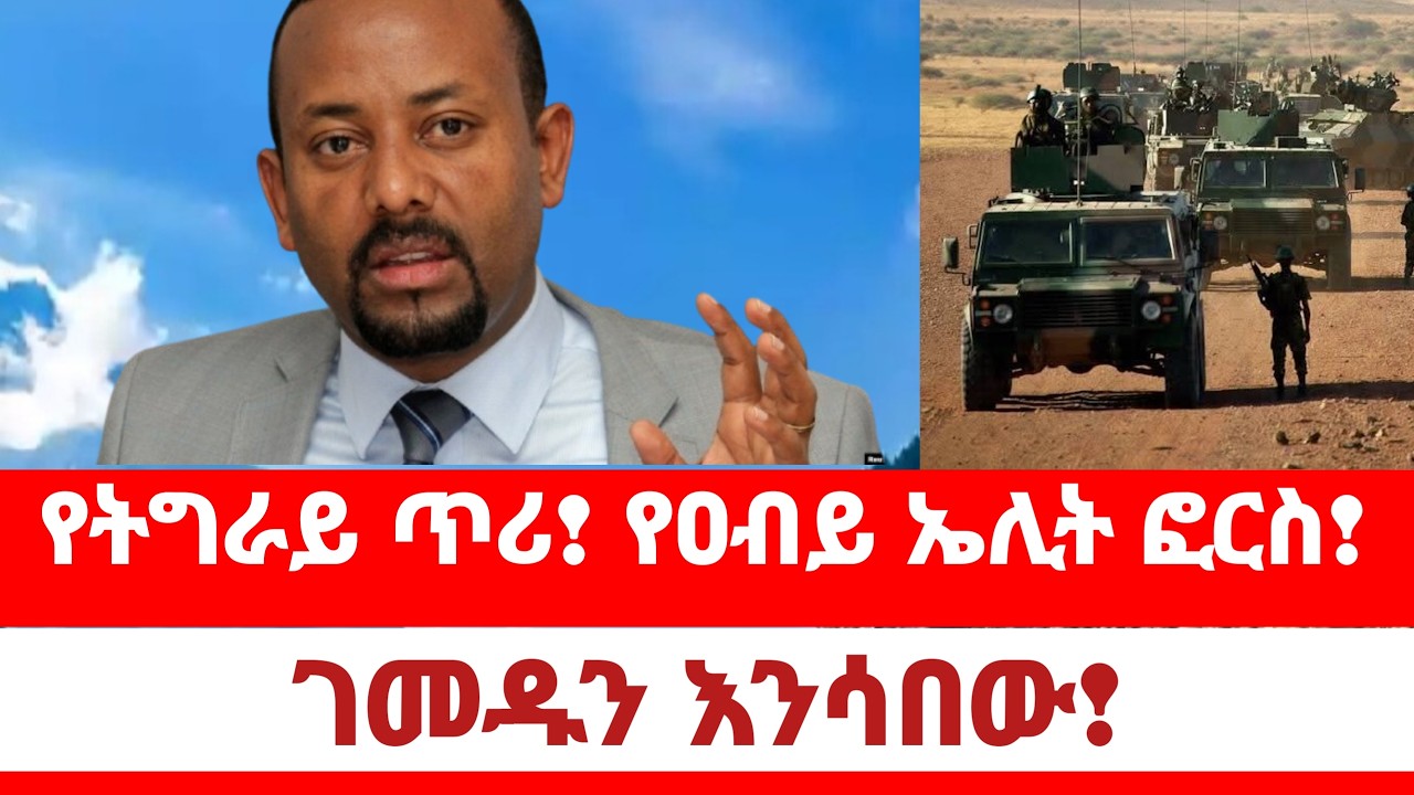 የትግራይ ጥሪ የዐብይ ኤሊት ፎርስ! ገመዱን እንሳበው!