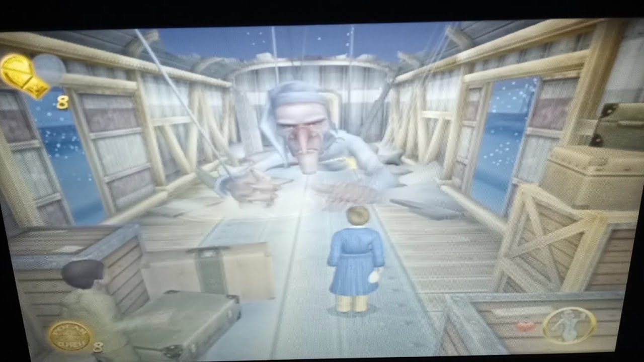 The Polar Express - Ebeneze Scrooge Puppet (PS2) #polarexpressgame #ps2classic