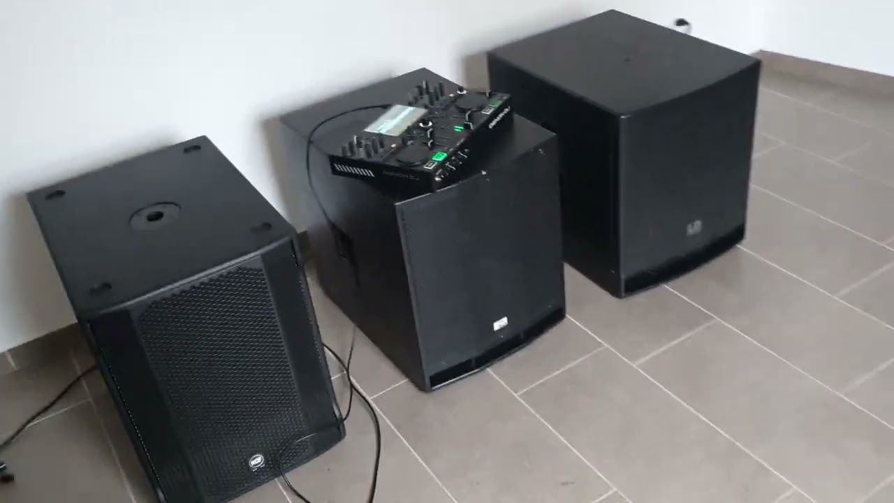 bass test zwischen the box cl 115 , ld dave 15 g 3 und rcf 905 as II