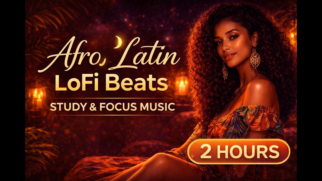 Afro Latin LoFi Beats 🌙 Study & Focus Music [2 Hours]