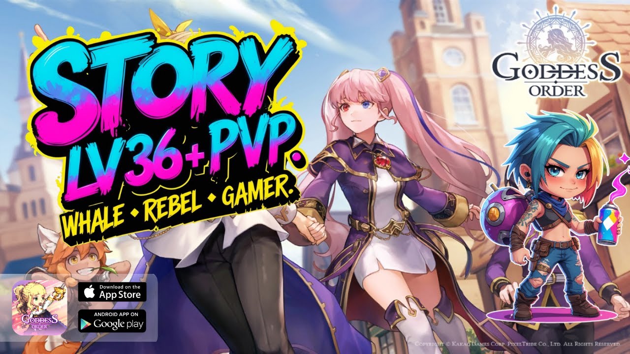 Main Sehari Tamat Lv 36! Gacha + PvP Auto RATA 😂 | Goddess Order Indonesia