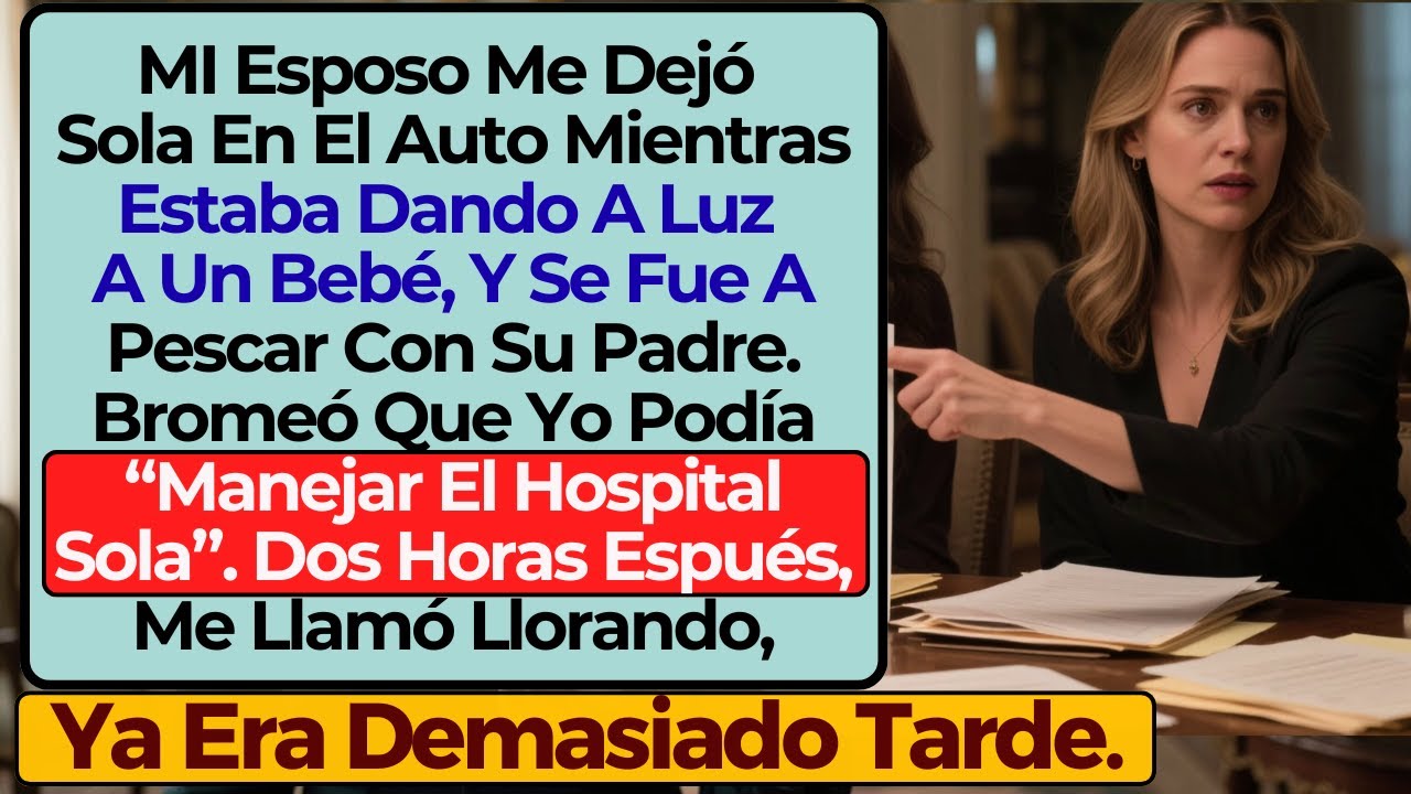 MI Esposo Me Dejó Sola En El Auto Mientras Estaba Dando A Luz A Un Bebé, Y Se Fue A Pescar Con Su,,,