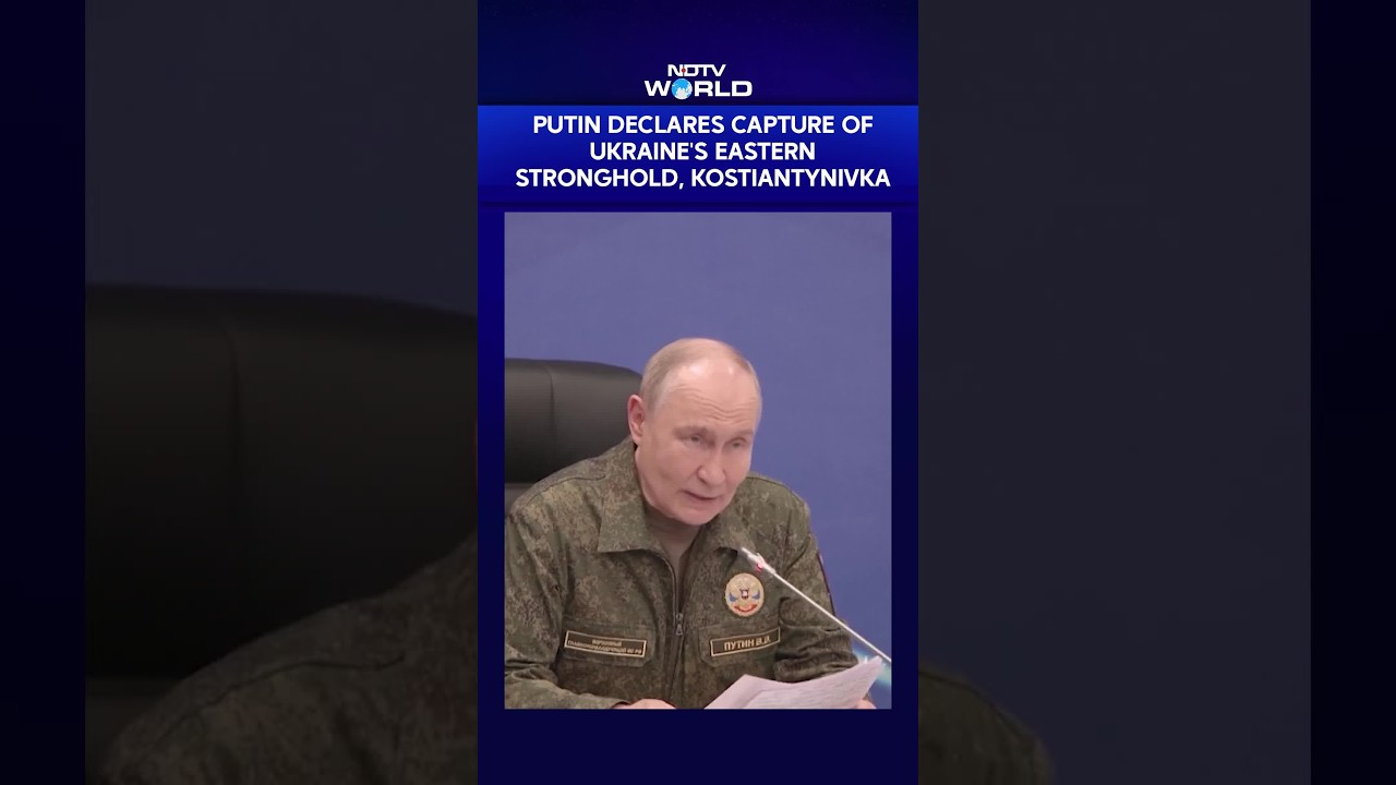 Война России и Украины | Путин объявил о взятии под контроль восточного опорного пункта Украины &mdash;...