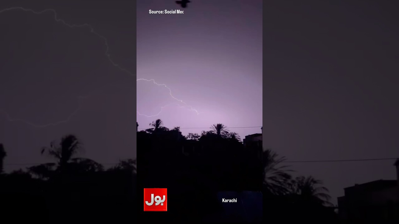 Karachi Rainstorm 2026 | Thunder, Lightning & Heavy Showers #shorts