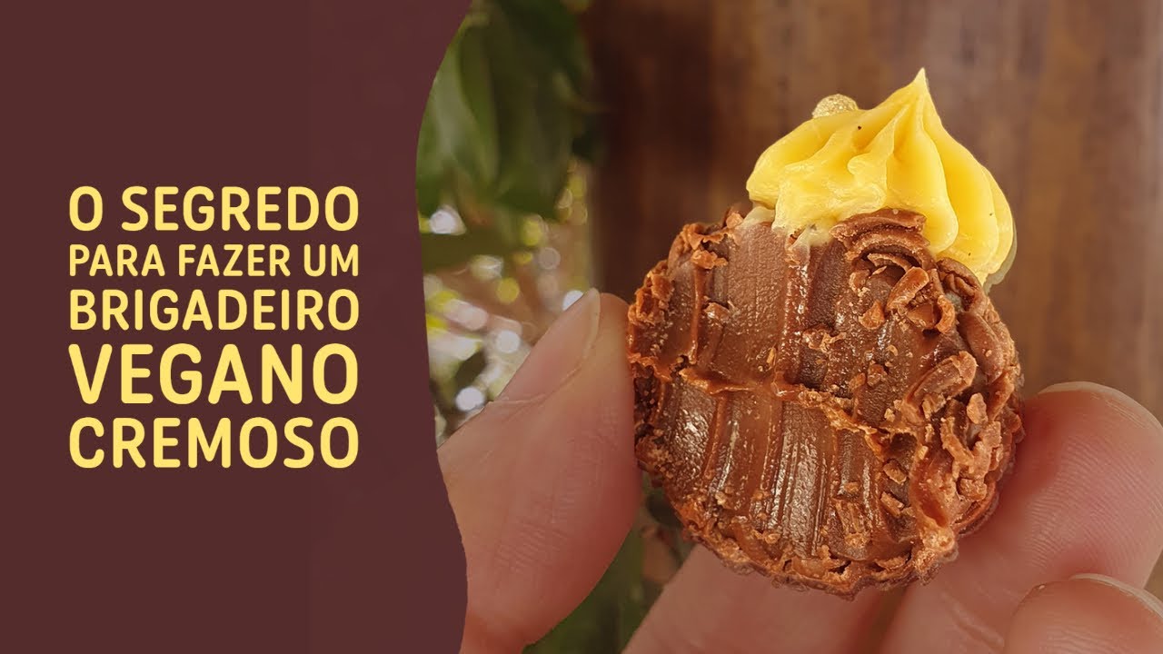 O segredo para fazer um Brigadeiro Vegano Cremoso