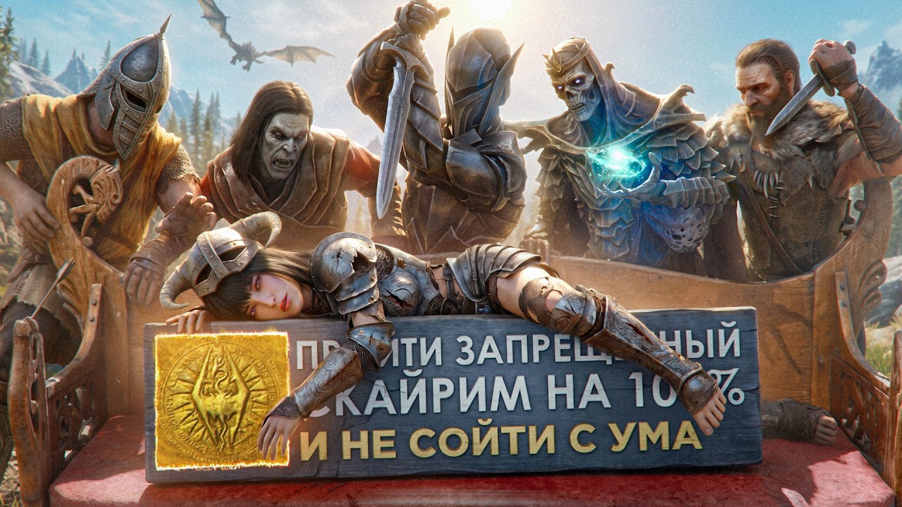 Прошел ЗАПРЕЩЕННЫЙ SKYRIM на 100%